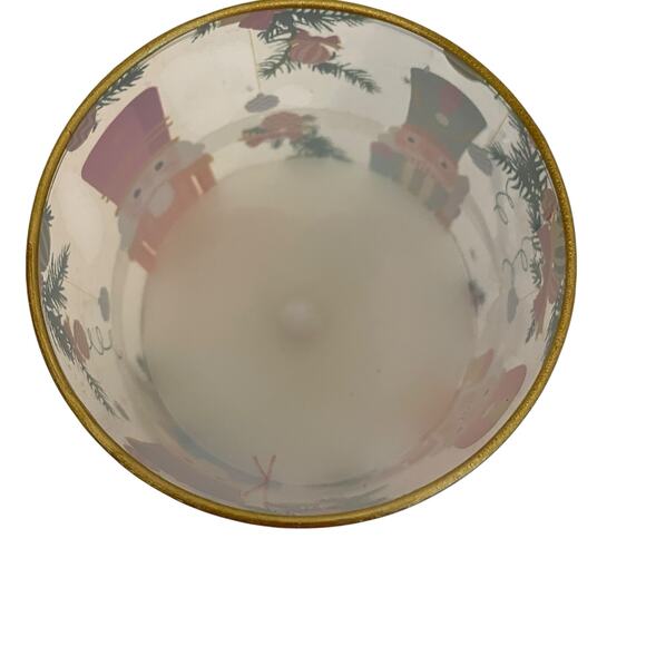 Pastel Christmas Nutcracker Flameless LED Glass Candle Holiday Decor New - Picture 10 of 14